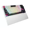 Mechaninė žaidimų klaviatūra ASUS ROG Azoth X — 75% išdėstymas, USB + RF belaidis + Bluetooth, RGB, riešų atrama, juoda/balta