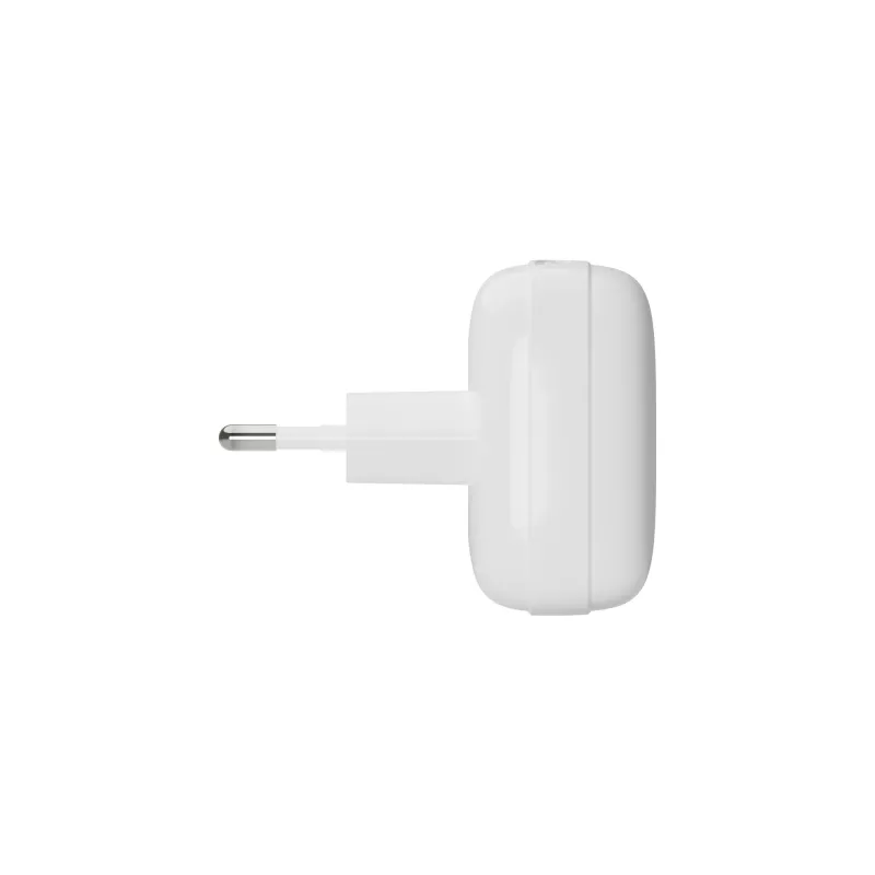 Sieninis įkroviklis d bramante re-charge Pro — 2× USB-C 25W, vidaus, baltas