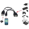 Techly USB 2.0 OTG laidas A lizdas – Micro USB kištukas 30 cm juodas ICOC MUSB-MC2