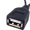 Techly USB 2.0 OTG laidas A lizdas – Micro USB kištukas 30 cm juodas ICOC MUSB-MC2
