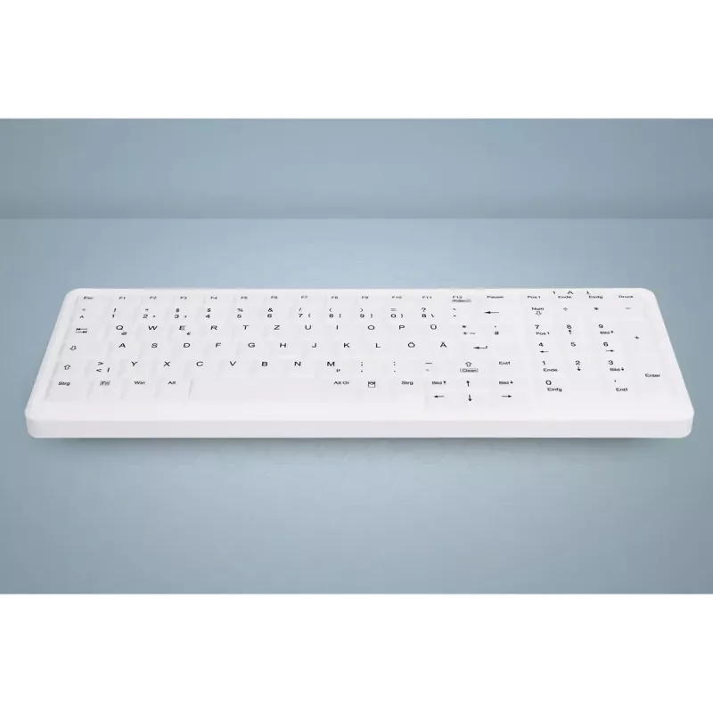Active Key AK-C7000F-UVS-W/CH medicininė klaviatūra USB balta Pilno dydžio Laidinė Membraninė LED