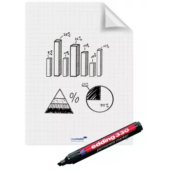Flipchart folija Legamaster Magic-Chart 60x80 cm