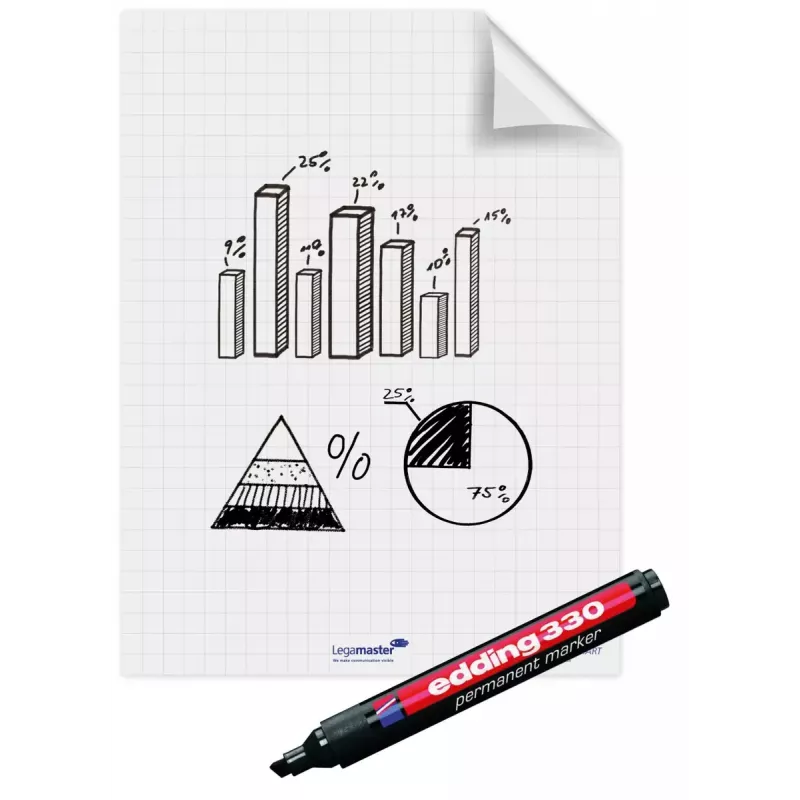 Flipchart folija Legamaster Magic-Chart 60x80 cm