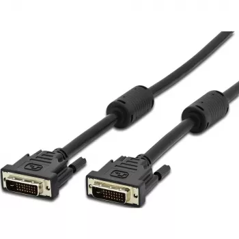 Techly Dual Link DVI-D skaitmeninis kabelis su feritu 10 m ICOC DVI-811CF