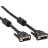 Techly Dual Link DVI-D skaitmeninis kabelis su feritu 10 m ICOC DVI-811CF
