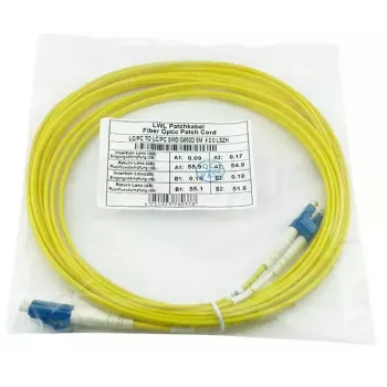 Šviesolaidinis jungiamasis laidas BlueOptics SFP3131BU3MK 3 m OS2 LC–LC geltonas, 9 µm, pilnas dupleksas