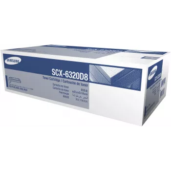 Kasetė su toneriu Samsung SCX-6320D8, juoda, 8 000 puslapių, 1 vnt.