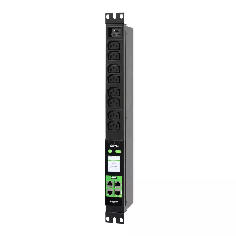 APC Easy PDU Metered 1U 16A 230V (8)C13 – išmanusis maitinimo skirstytuvas