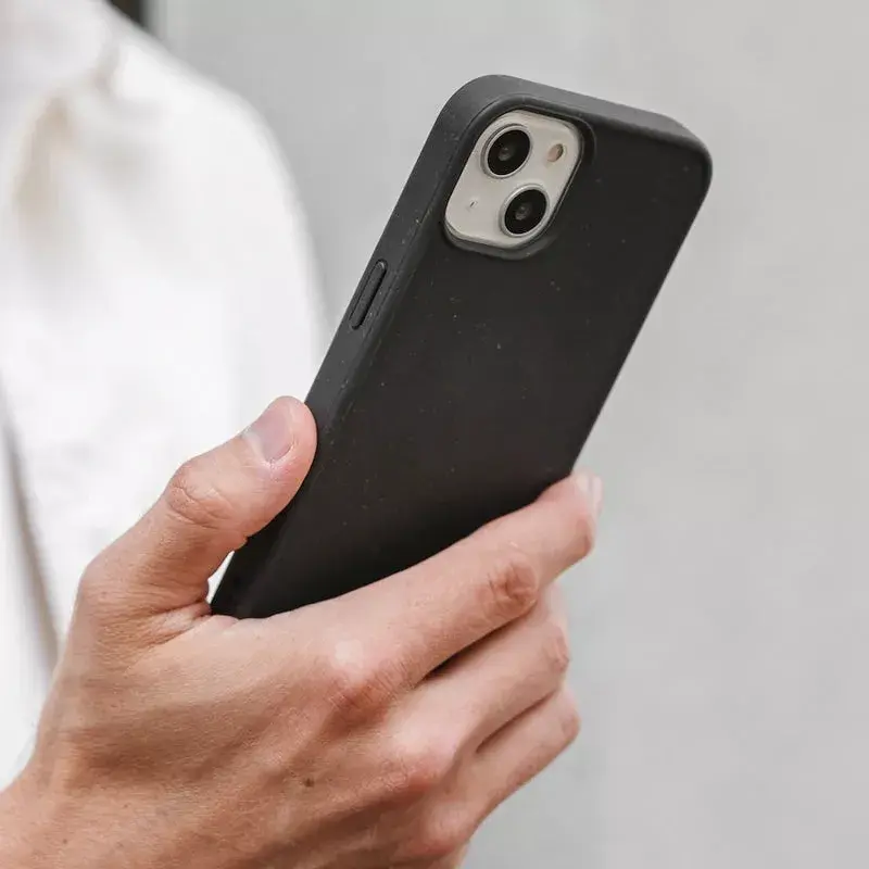 Woodcessories Bio Case dėklas iPhone 14 Plus juodas 17 cm
