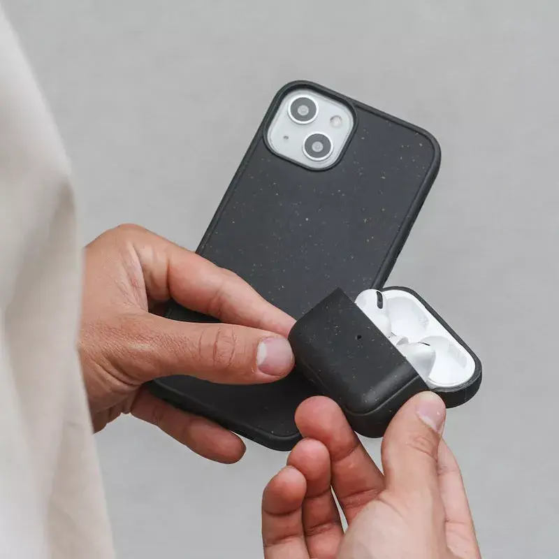 Woodcessories Bio Case dėklas iPhone 14 Plus juodas 17 cm