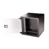 Sieninis spintinis stovas EQUIP EWM-06-3030-B 6U, 312 mm plotis, 300–330 mm gylis, juodas