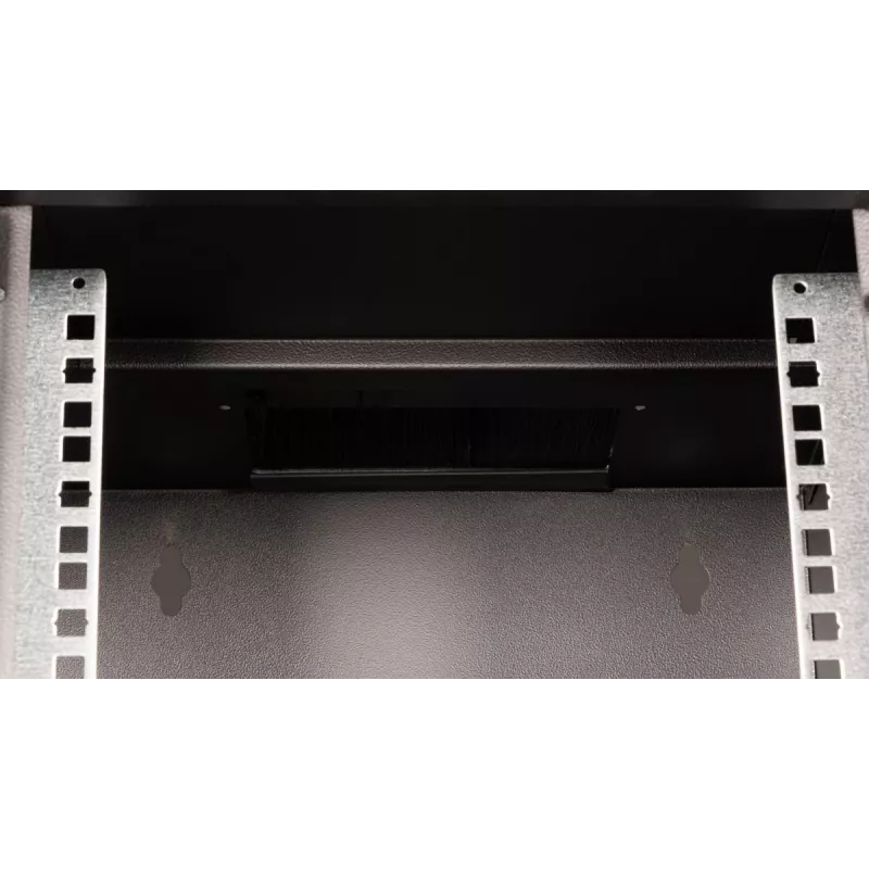 Sieninis spintinis stovas EQUIP EWM-06-3030-B 6U, 312 mm plotis, 300–330 mm gylis, juodas