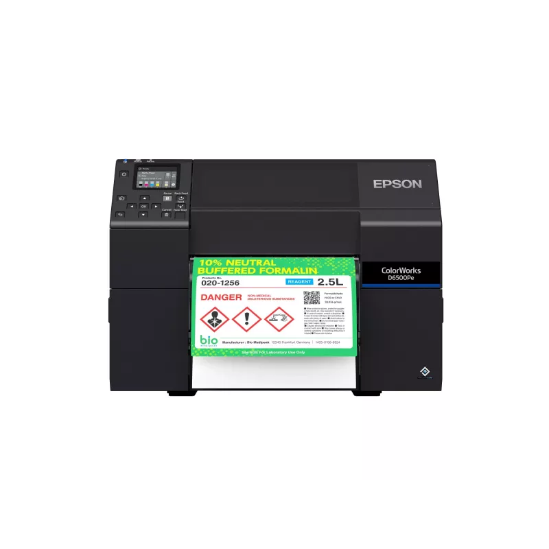 Epson ColorWorks D6500Pe etikečių spausdintuvas, terminis perkėlimas, spalvotas, 1200 x 1200 DPI, 85 mm/s, laidinis Ethernet