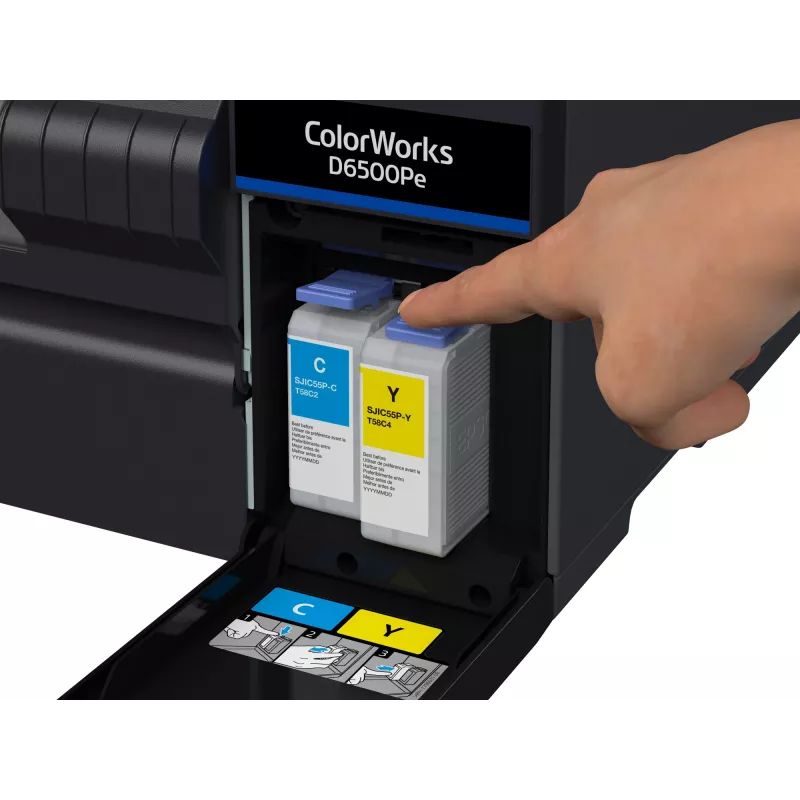 Epson ColorWorks D6500Pe etikečių spausdintuvas, terminis perkėlimas, spalvotas, 1200 x 1200 DPI, 85 mm/s, laidinis Ethernet