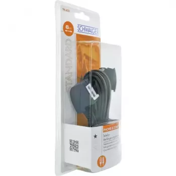 Telefono laidas Schwaiger 6,0 m TAE-F – TAE-F