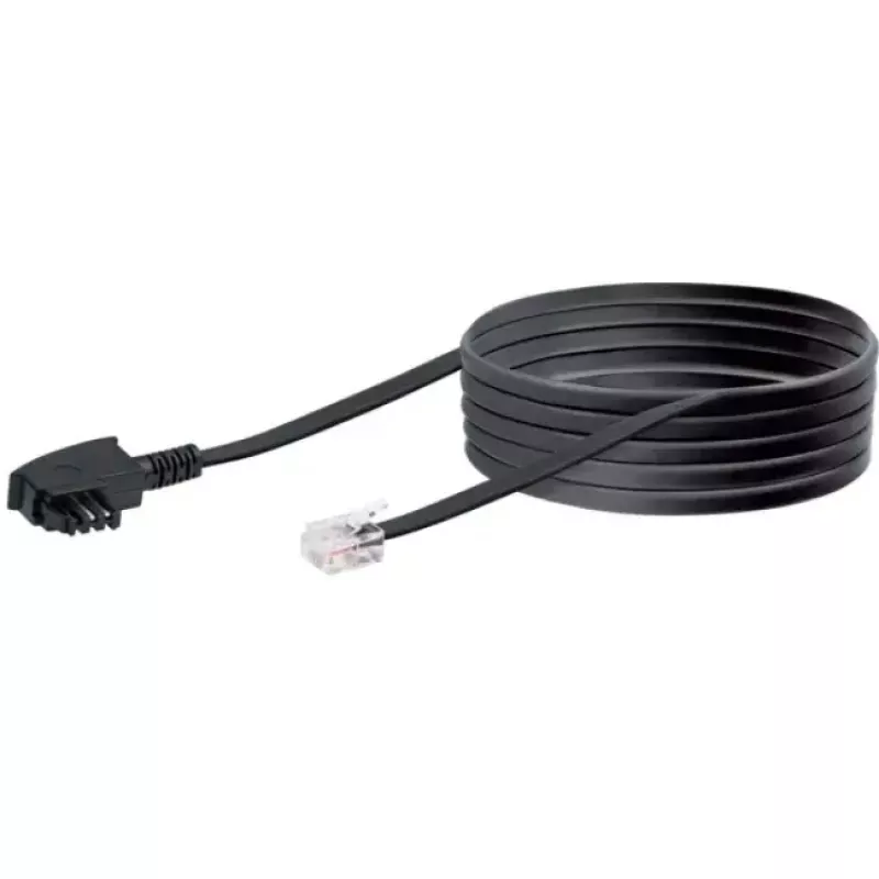 Laidas Schwaiger 6,0 m RJ-12 – TAE-F juodas