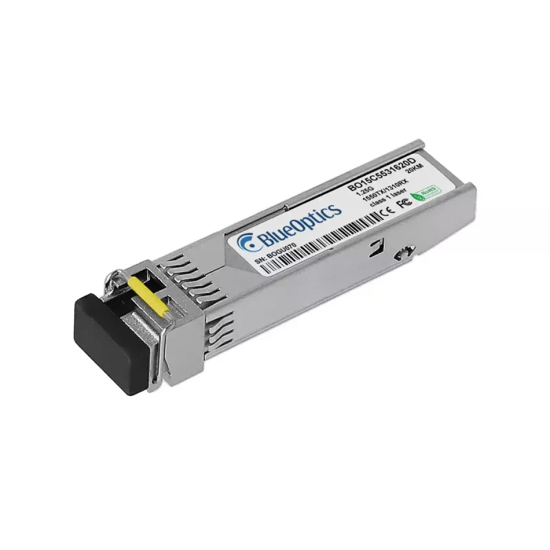 SFP modulis BlueOptics SFP-1GT15R13BX10-I-BO LC aliuminis