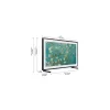 Samsung The Frame GQ32LS03CBU 81,3 cm (32 coliai) Full HD išmanusis televizorius Wi-Fi juodas