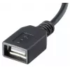 Micro USB laidas Akasa AK-CBUB25-15BK 0,15 m