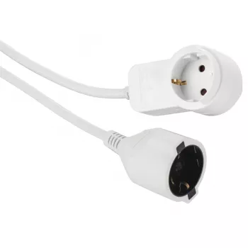 Hama Powerplug ilginimo laidas 3 m 2 AC lizdai Baltas
