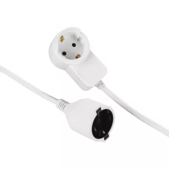 Hama Powerplug ilginimo laidas 3 m 2 AC lizdai Baltas