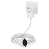 Hama Powerplug ilginimo laidas 3 m 2 AC lizdai Baltas