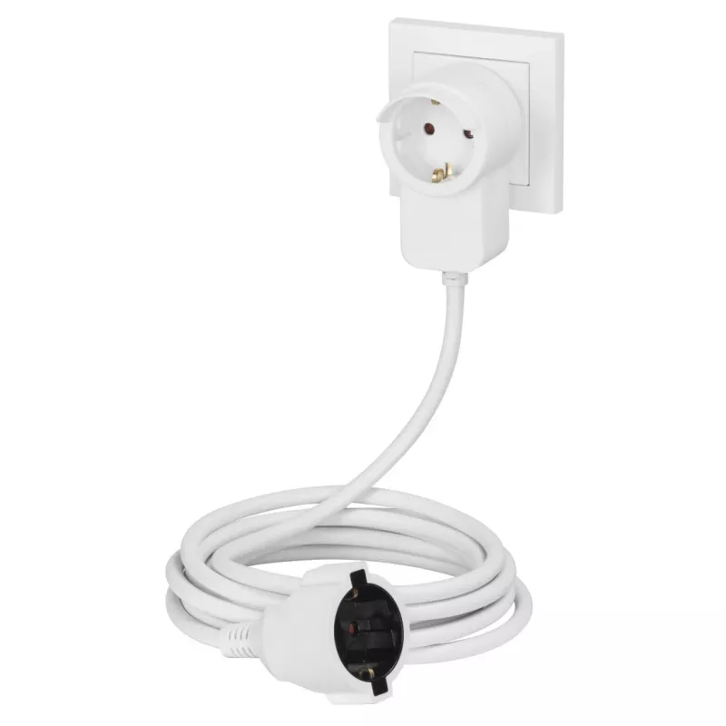 Hama Powerplug ilginimo laidas 3 m 2 AC lizdai Baltas