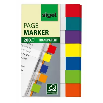 Žymeklis Sigel HN677 Flex Blue Green Orange Red Violet Yellow