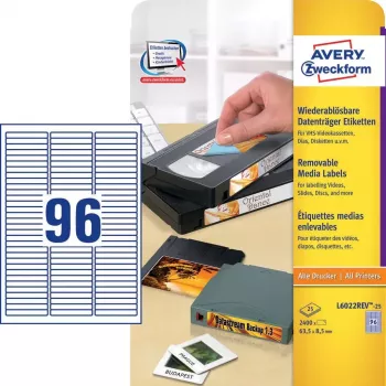 Lipni etiketė Avery L6022REV-25