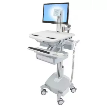 Multimedijos vežimėlis Ergotron StyleView aliuminis pilkas baltas