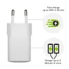 d bramante CH18EUWH7082 Sieninis įkroviklis USB-C 30W + USB-A 18W, baltas