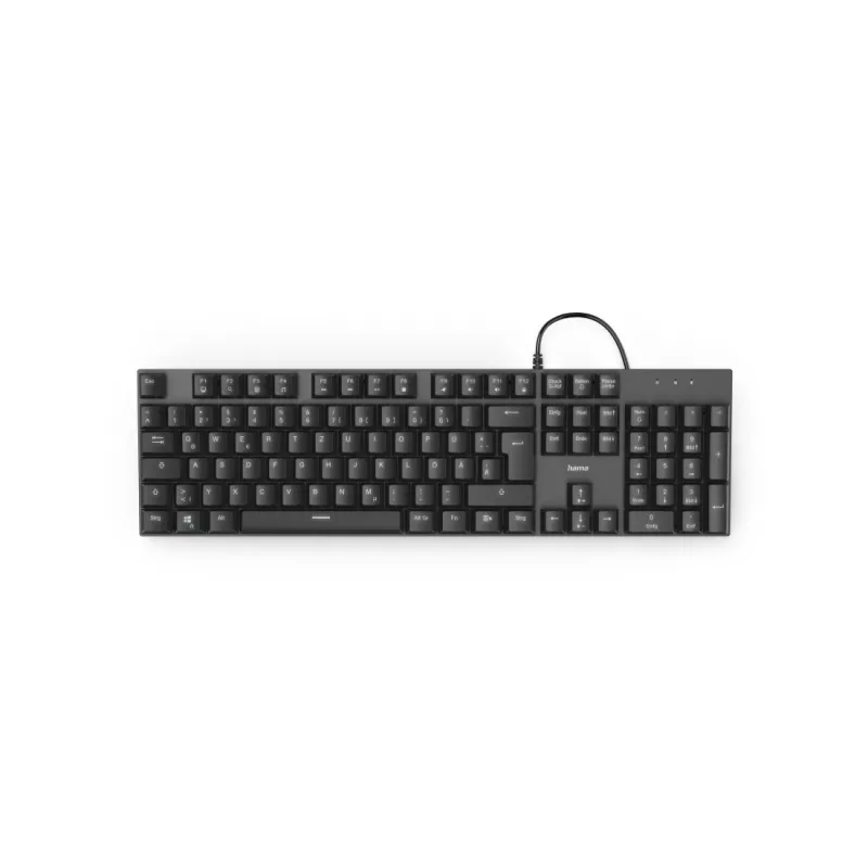 Hama MKC-650 klaviatūra Office USB QWERTZ vokiška Antracitinė, Juoda
