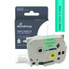 MediaRange MRBTZ751 juoda ant žalios spalvos laminuota juosta 2,4 cm 8 m