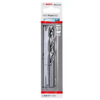 Gręžtuvas Bosch HSS Twist Drill Bits PointTeQ 8,5 mm