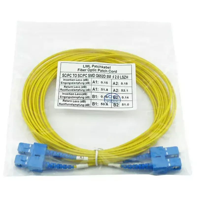 Šviesolaidinis kabelis BlueOptics CAB-SMF-SC-SC-15 15 m G.657.A1 SC SC
