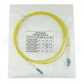 BlueOptics SFP2121BU1MK 1 m InfiniBand šviesolaidinis kabelis LC geltonas