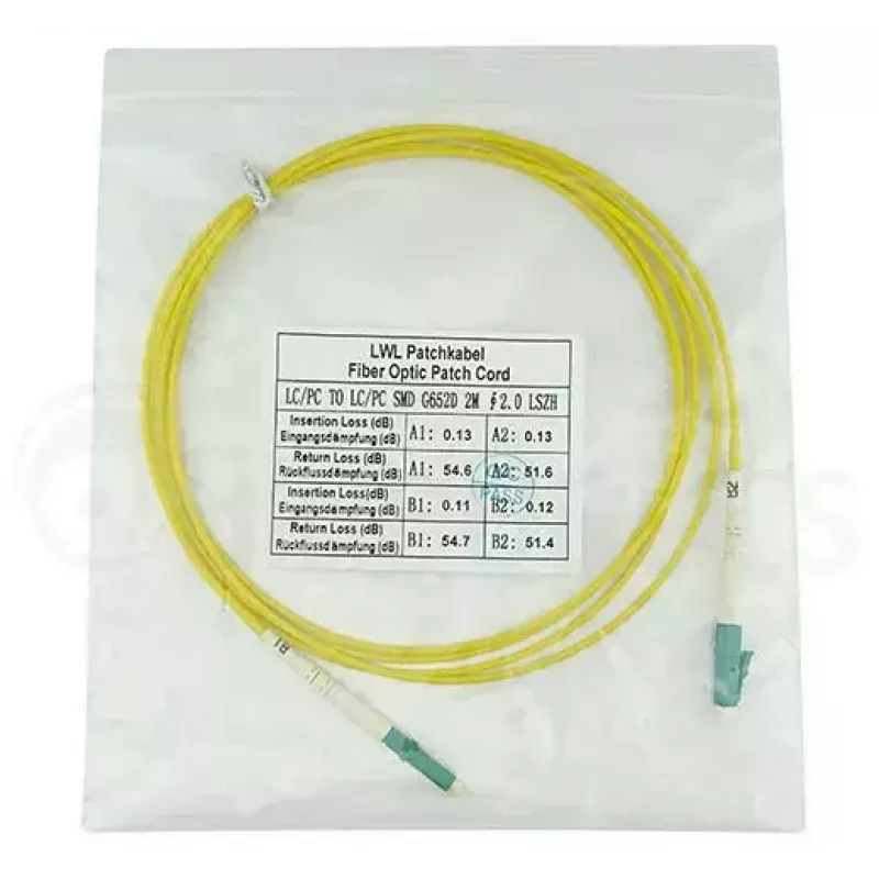 BlueOptics SFP2121BU2MM InfiniBand šviesolaidinis kabelis 2 m LC geltonas