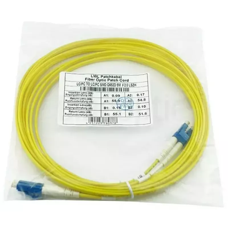 BlueOptics SFP3131BU4MK InfiniBand šviesolaidinis kabelis 4 m LC Geltona