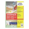 Lipnūs etikečių lapai AVERY L4736REV-65 Balti 4,57x2,12 cm