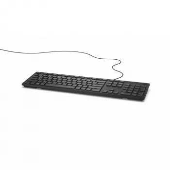 DELL Wired Keyboard KB216 laidinė klaviatūra, UK (QWERTY), juoda, (RTL BOX)