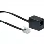 Tinklo kabelis Schwaiger 10m RJ-11 – RJ-11 juodas