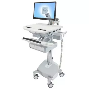 Multimedijos vežimėlis Ergotron StyleView aliuminio pilka balta