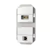 Kištukinis lizdas RJ-45 + HDMI Kindermann 7456 000 543
