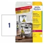 Lipni etiketė spausdintuvui Avery L4775-8