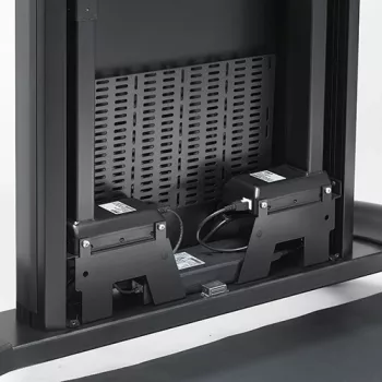 Chief XL elektrinis aukščio reguliavimo stovas, 140,6 kg, 127 cm (50 col.), 2,03 m (80 col.), 200 x 200 mm, 860 x 510 mm