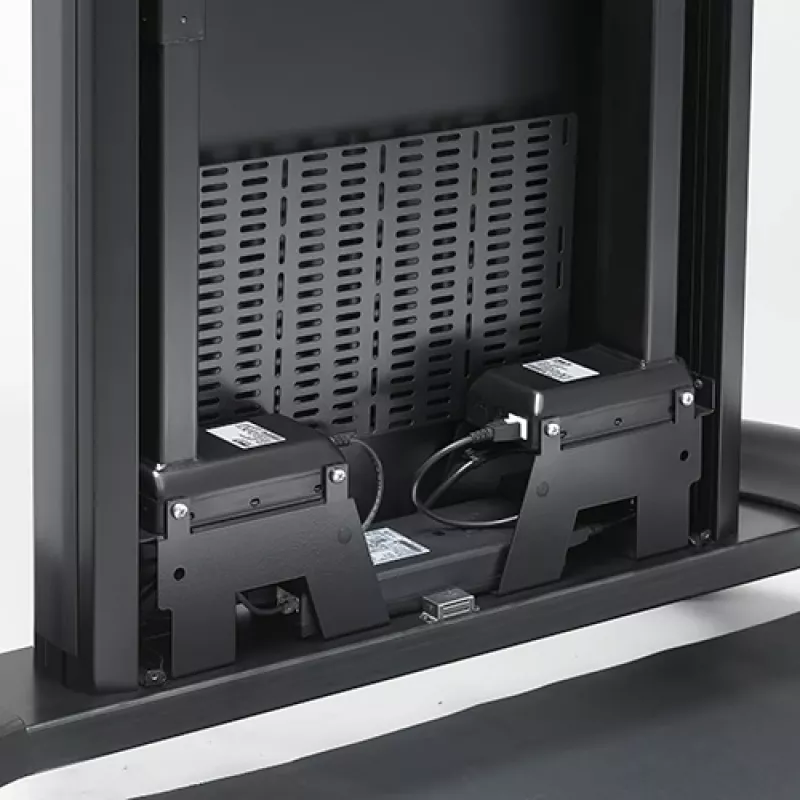 Chief XL elektrinis aukščio reguliavimo stovas, 140,6 kg, 127 cm (50 col.), 2,03 m (80 col.), 200 x 200 mm, 860 x 510 mm
