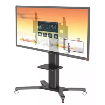 Peerless PR598-M mobilus monitorių stovas 2,49 m (98 col.) juodas