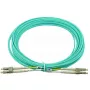 Skaidulinis optinis kabelis BlueOptics AJ833A 0,5 m LC OM3 Aqua