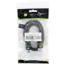 Techly 0.5m aukštos spartos HDMI laidas su Ethernet A/A M/M juodas ICOC HDMI-4-005