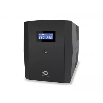 Conceptronic ZEUS 2200VA 1320W nepertraukiamo maitinimo šaltinis (UPS), IEC + Schuko lizdai, linijinis-interaktyvus